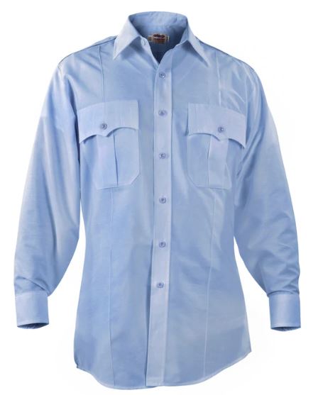 Elbeco Paragon Plus Long Sleeve Shirt - Lt. Blue
